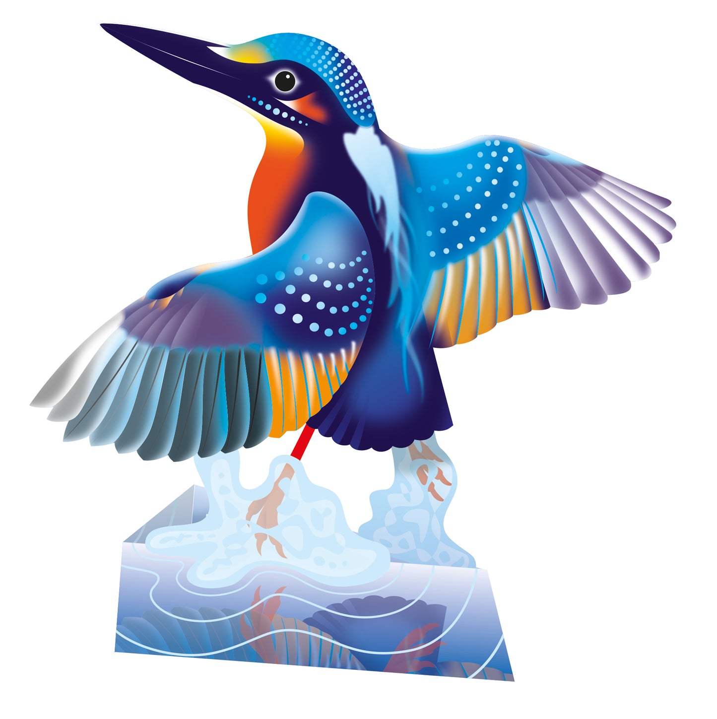 Special Delivery Card - Kingfisher