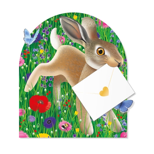 Special Delivery Card - Hare