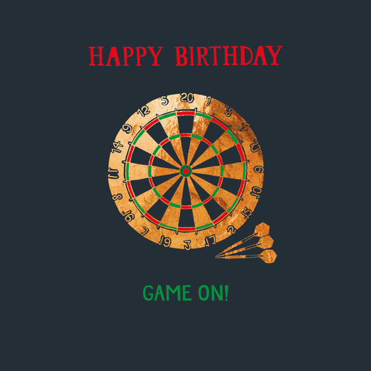 Man Of The Moment Card - Game On!