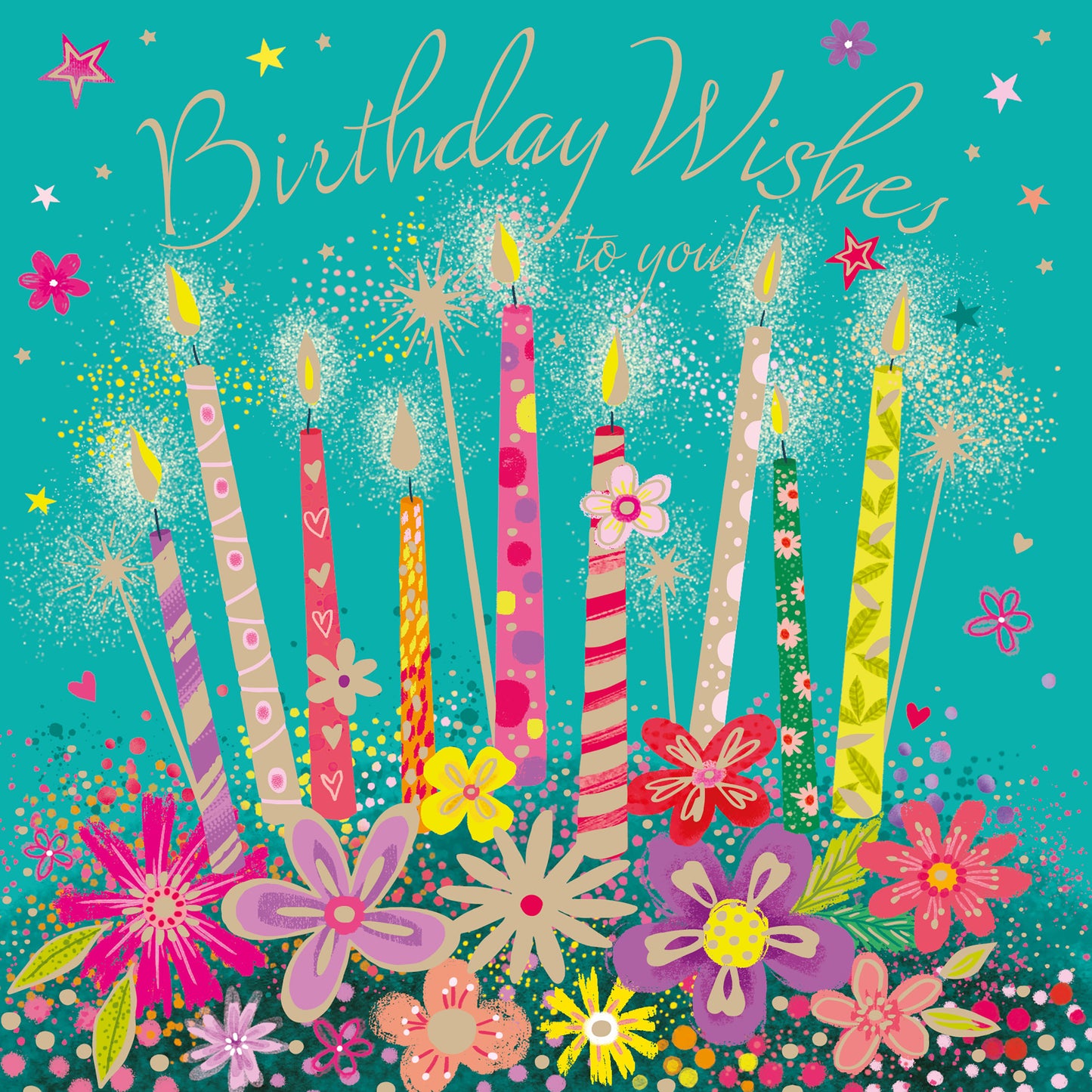 Confetti Card Collection - Candles