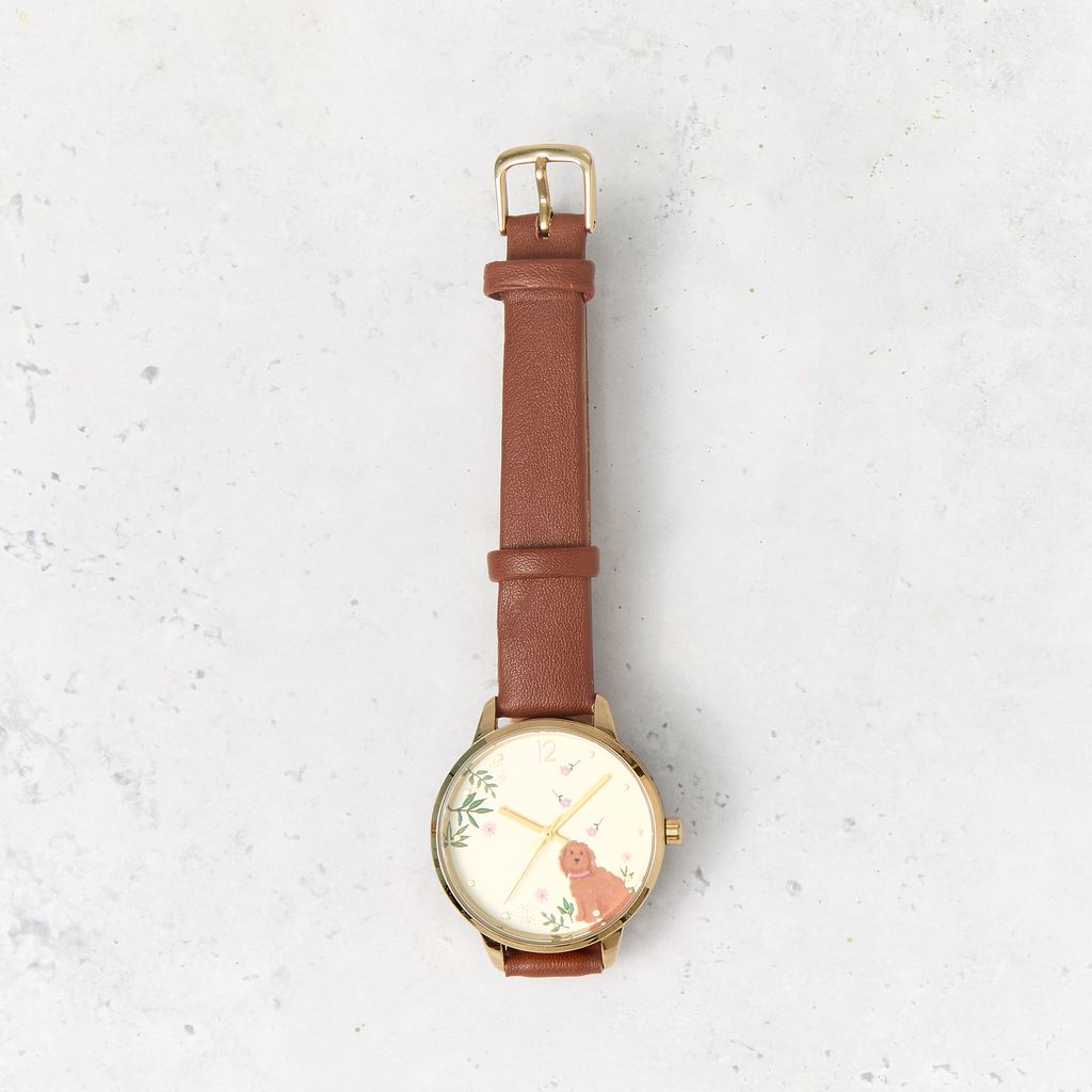 Cute Dog Watch – Cartoon Puppy Design Wristwatch with Adjustable Strap