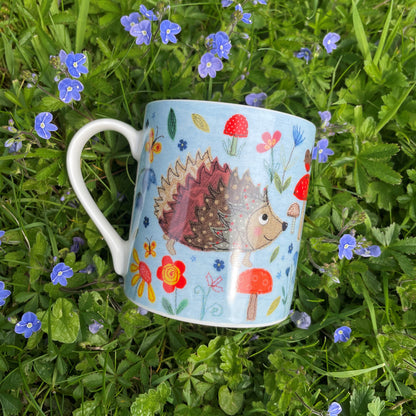 Hedgehog & Robin - Tarka Mug