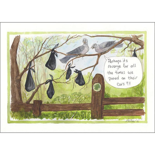 Alison's Animals Card - Poo bags (Splimple - 150x210mm)