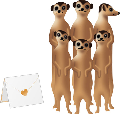 Special Delivery Card Collection - Wildlife - Meerkats