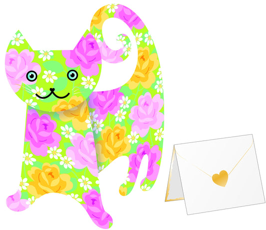 Special Delivery Card Collection - Cat - Rose