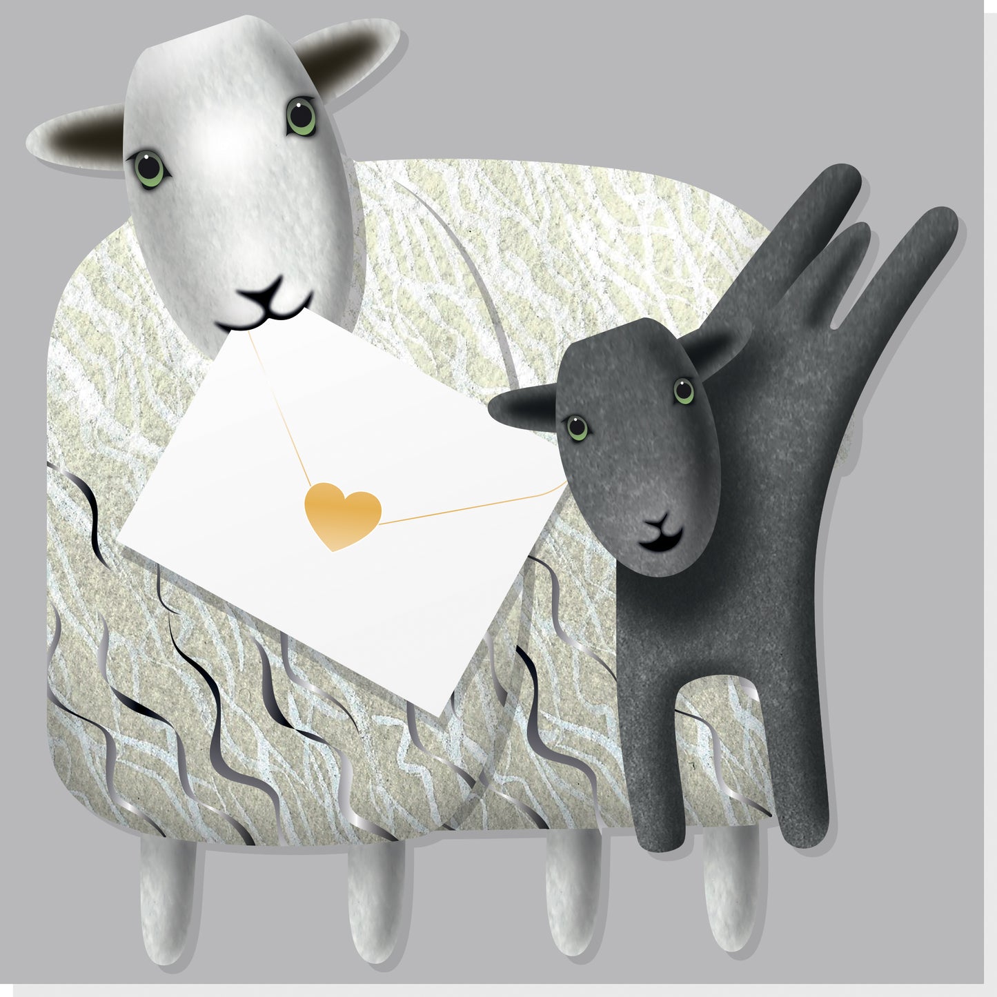 Special Delivery Card Collection - Wildlife - Sheep (Wool jumpers)