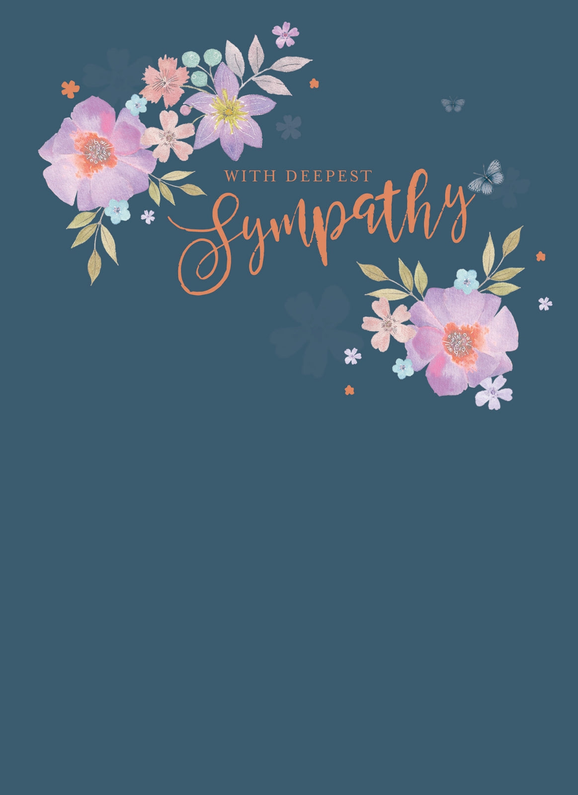 Sympathy Card - Delicate Floral