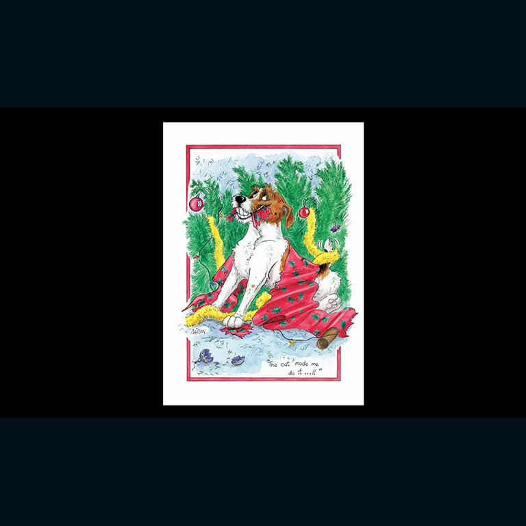 Christmas Cards (Single) - Alisons Animals - The Cat made me do it