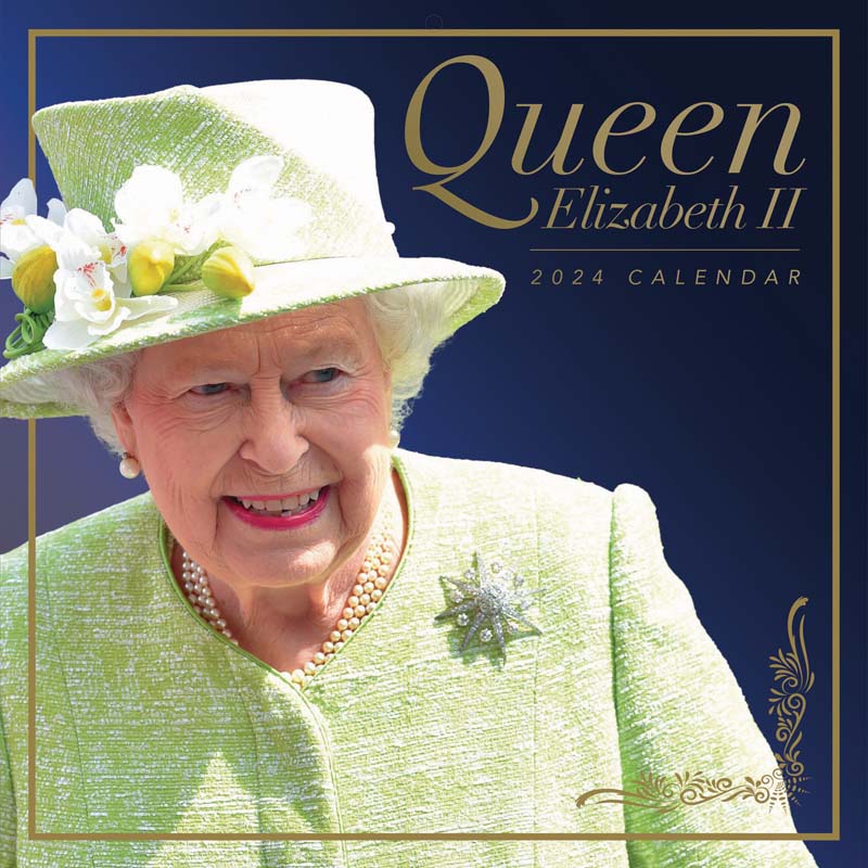 Queen Elizabeth II Wall Calendar 2024
