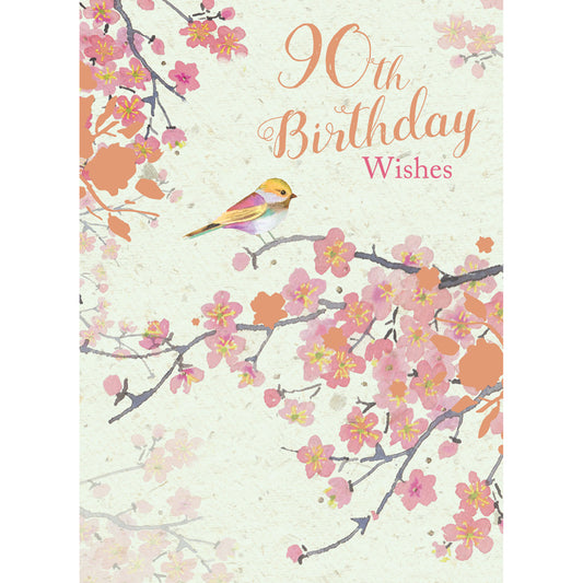 Age To Celebrate Card - 90 Little Bird