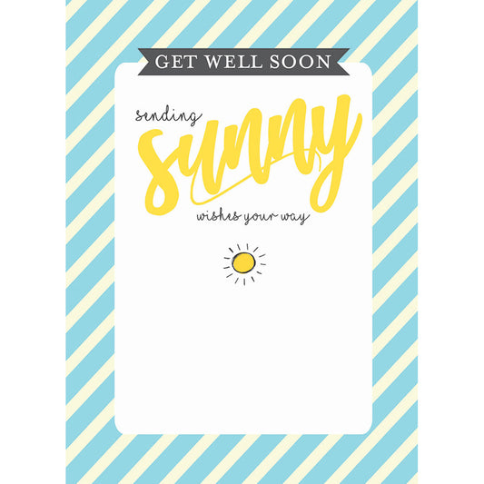 Get Well Soon Card - Sunny Get Well Wishes