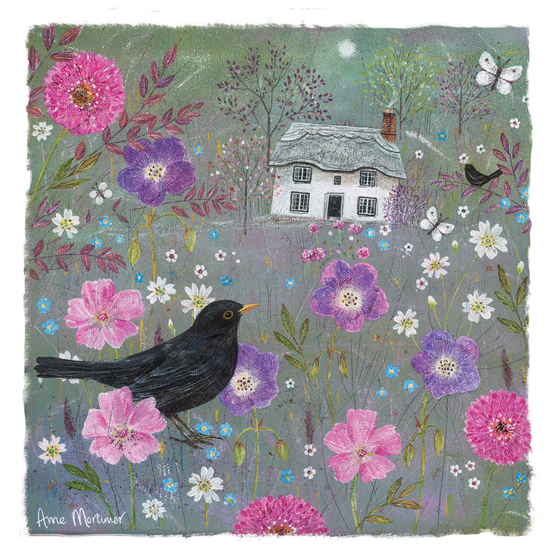 Country Lanes Card - Blackbird Thatch