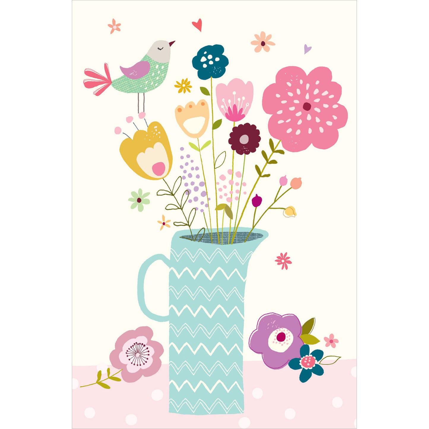 Dinkies Mini Card - Flower Vase