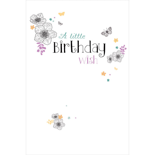 Dinkies Mini Card - Birthday Wish