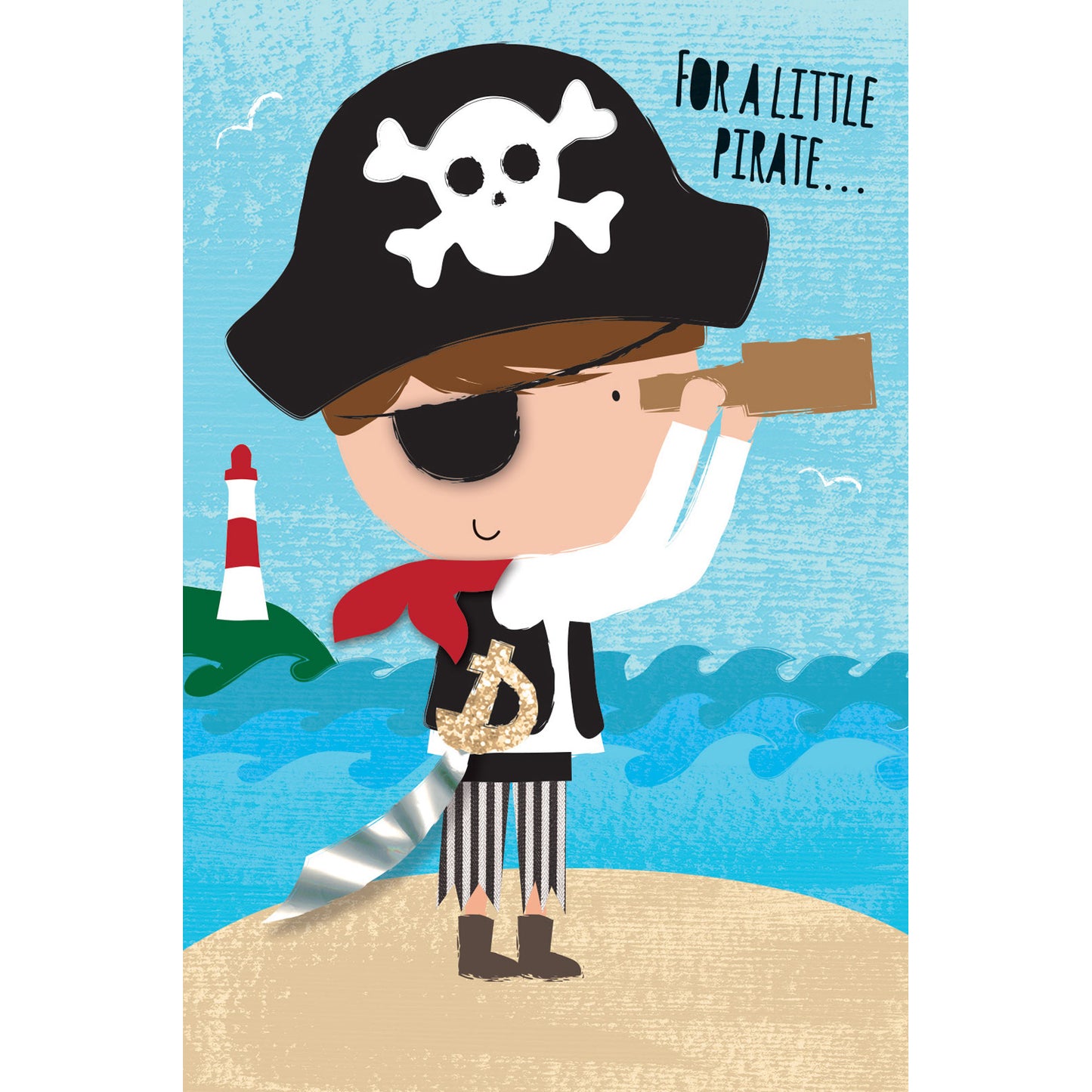 Dinkies Mini Card - Percy Pirate