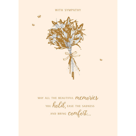 Sympathy Card - Lilies