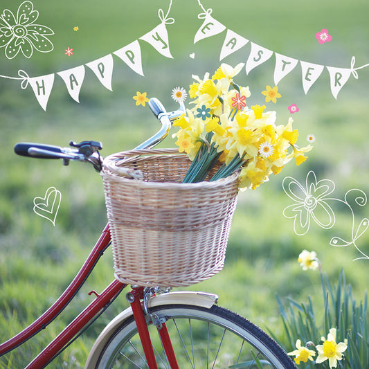 Easter Card Pack - Daffodil Basket