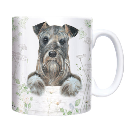 Straight Sided Mug - Schnauzer