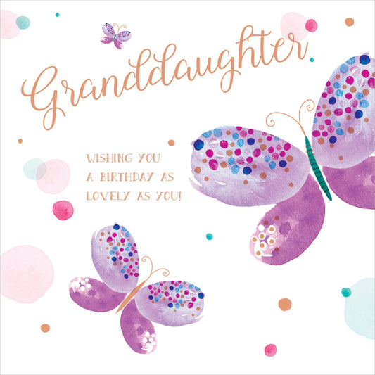 Family Circle Card - Text (Granddaughter)
