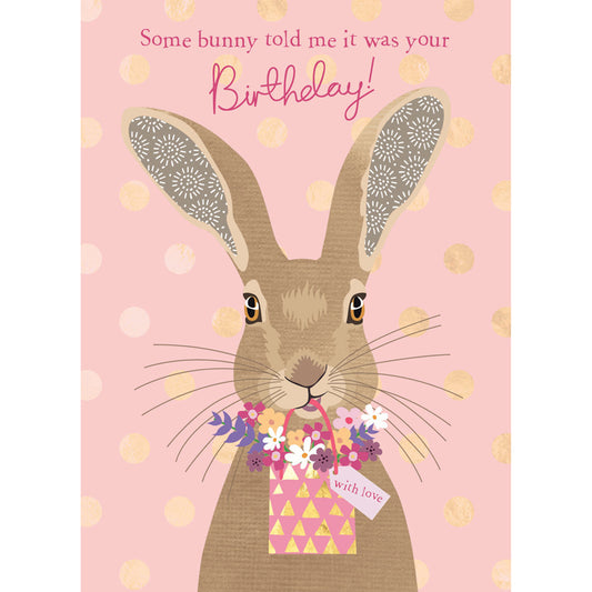 Pom Poms Card Collection - Somy Bunny Hare