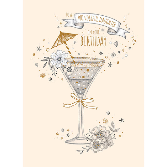 Family Circle Card - Birthday Cocktail (Daughter)