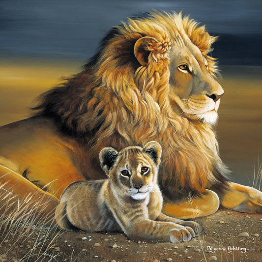 Pollyanna Pickering Card Collection - Lion & Cub