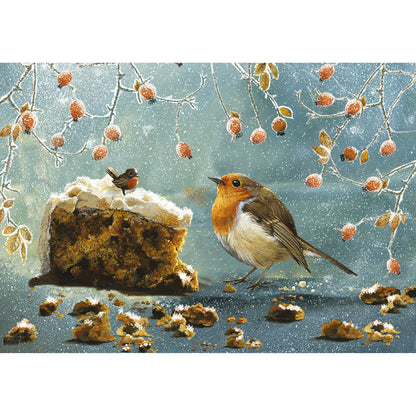 Christmas Robin - 500 Piece Jigsaw Puzzle