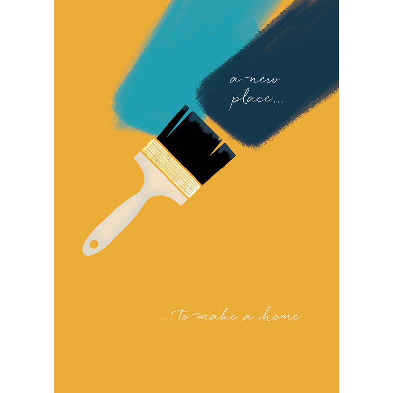 New Home Card - Paintbrush
