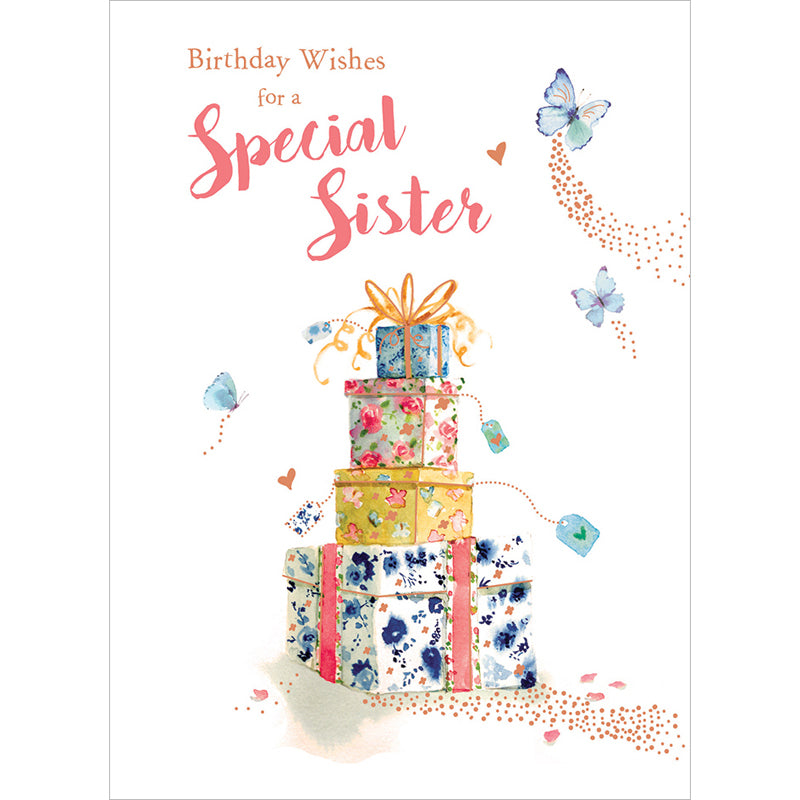 Family Circle Card - Pretty Presents (Sister)