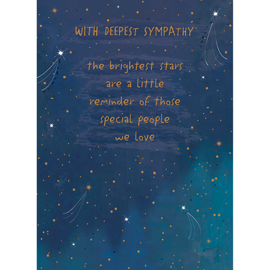 Sympathy Card - Brightest Stars