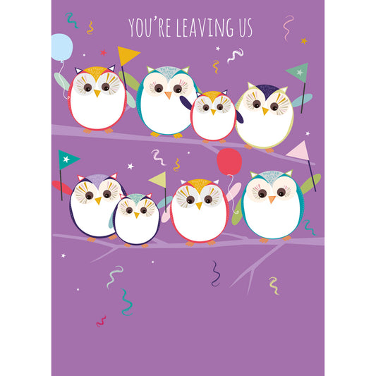 Sorry Card - Goodbye Owls