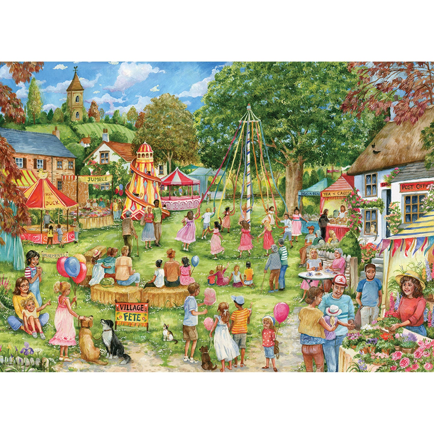 Village Fete - 1000 Piece Jigsaw Puzzle