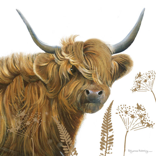 Pollyanna Pickering Countryside Card Collection - Highland Cow