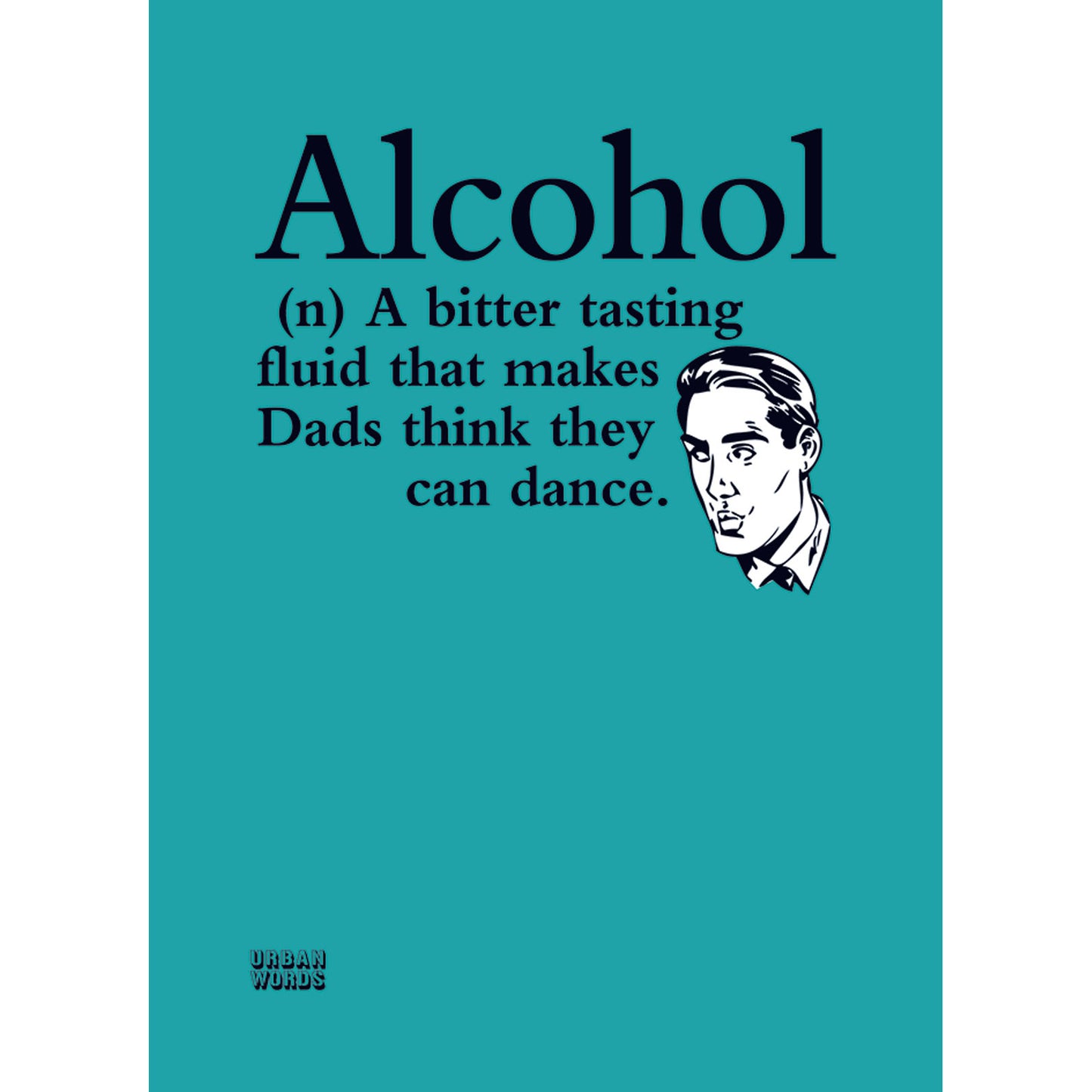 Urban Words Card Collection - Alcohol Dancing