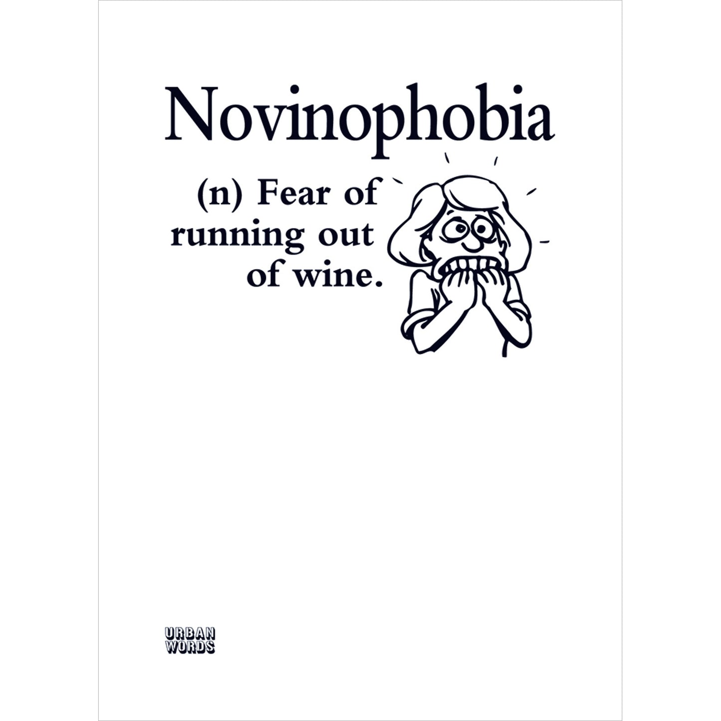 Urban Words Card Collection - Novinophobia