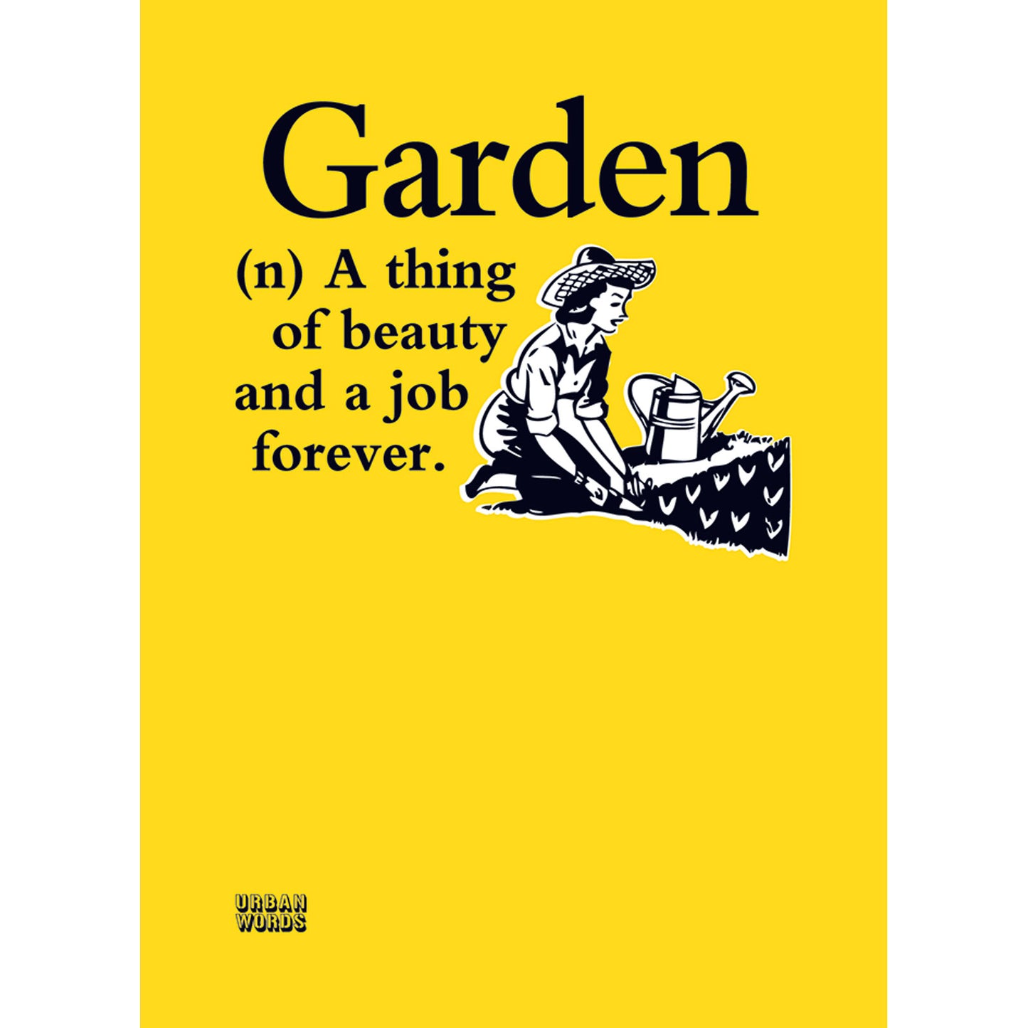 Urban Words Card Collection - Gardening