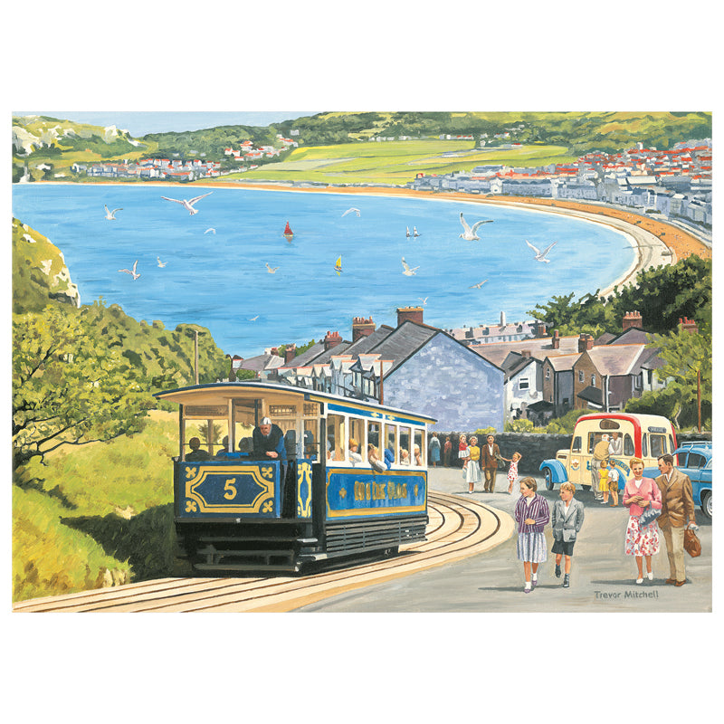 Seaside Tram - 1000 Piece Jigsaw Puzzle