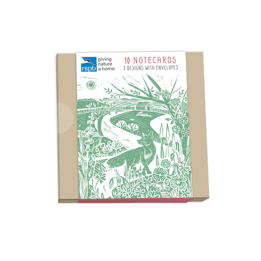 RSPB Natures Print - Notecard Pack (10 Cards) - British Landscapes