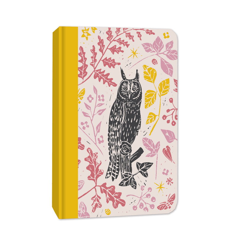 RSPB Natures Print - Hardcover Notebook (A7) - Curious Owl