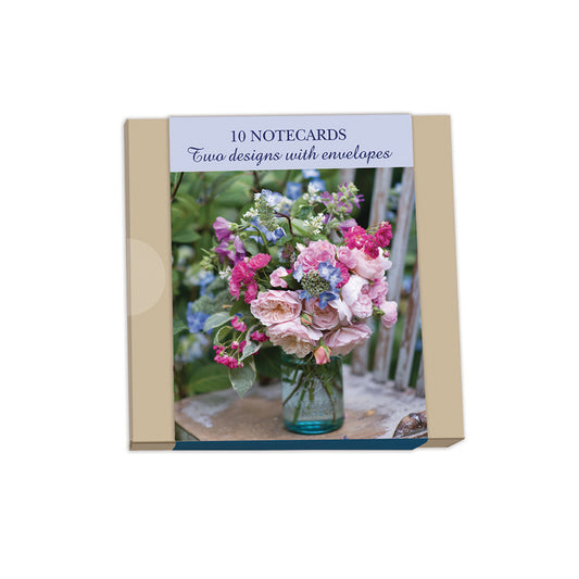 Notecard Pack (10 Cards) - Flowers & Jars