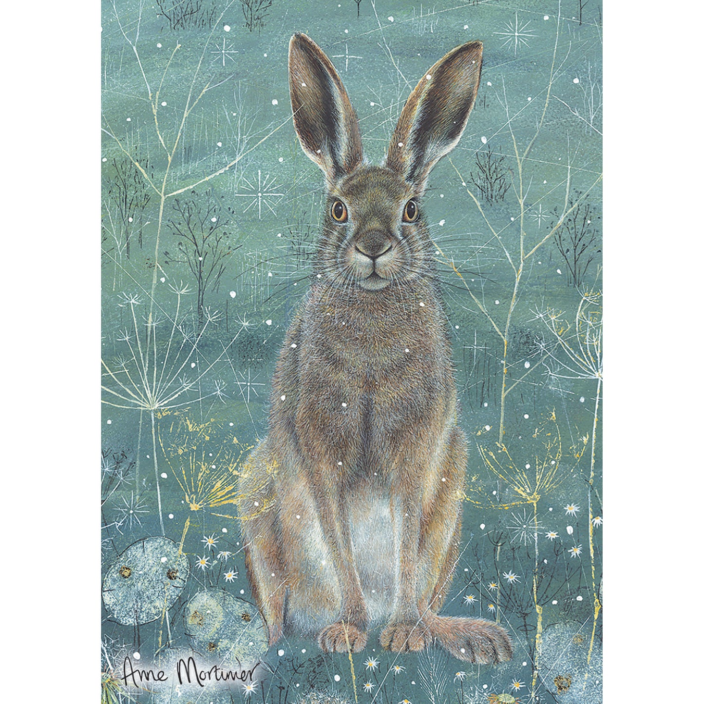 Mini Notecard Pack (5 Cards) - Enchanted Hare