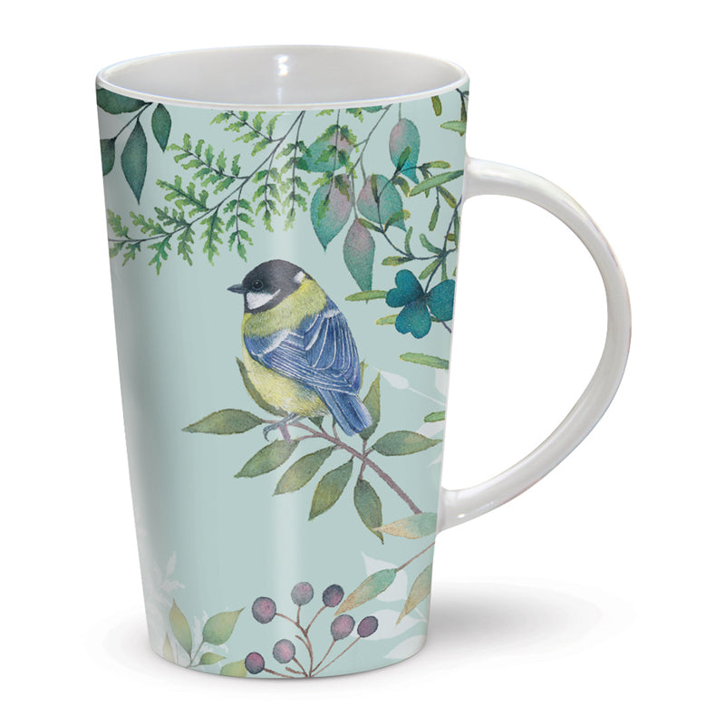 Vintage Garden - Green Floral & Birds - The Riverbank Mug