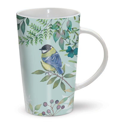 Vintage Garden - Green Floral & Birds - The Riverbank Mug