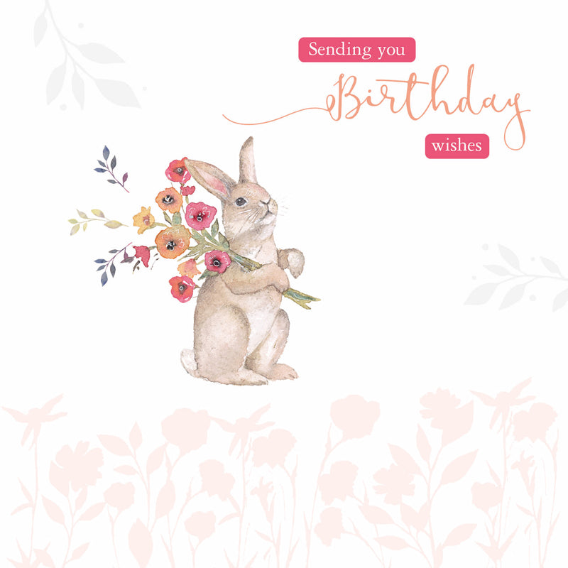 Say It With Flowers - Bunny & Flowers