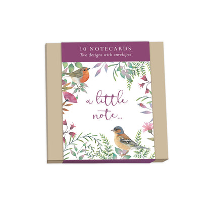 Vintage Garden Stationery - Square Notecard Pack