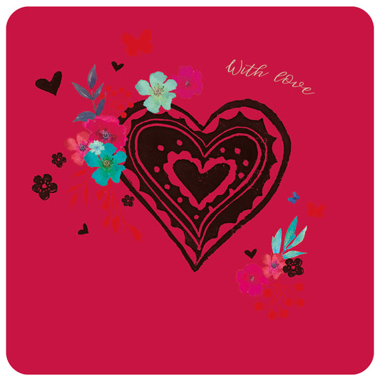 Brush & Ink Card Collection - Love Heart
