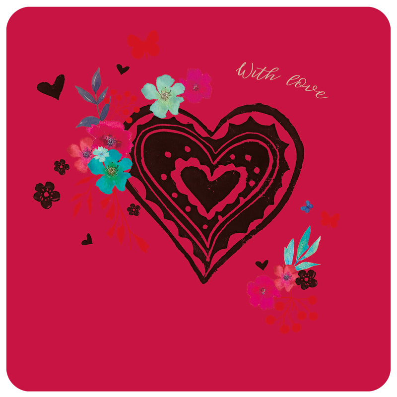 Brush & Ink Card Collection - Love Heart