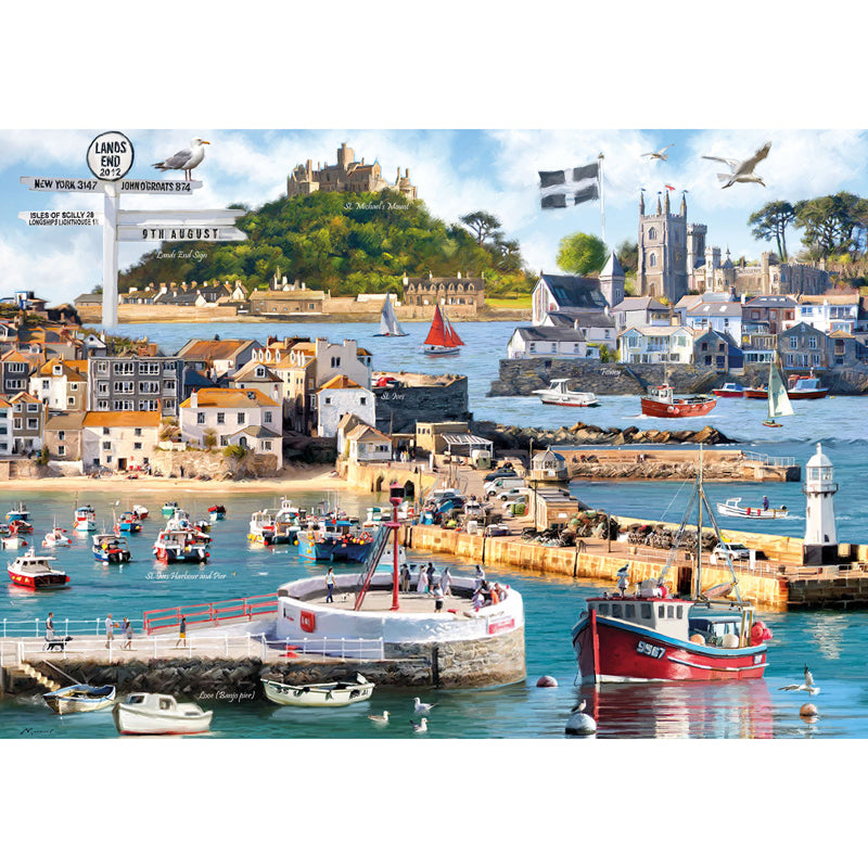 Cornwall Montage - 1000 Piece Jigsaw Puzzle