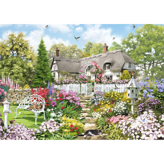 Country Cottage - 1000 Piece Jigsaw Puzzle