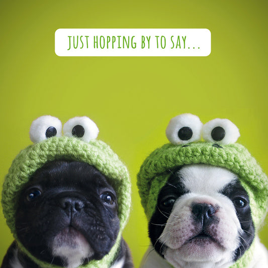 Pet Pawtrait Card - Kermit Pups (Birthday Card)